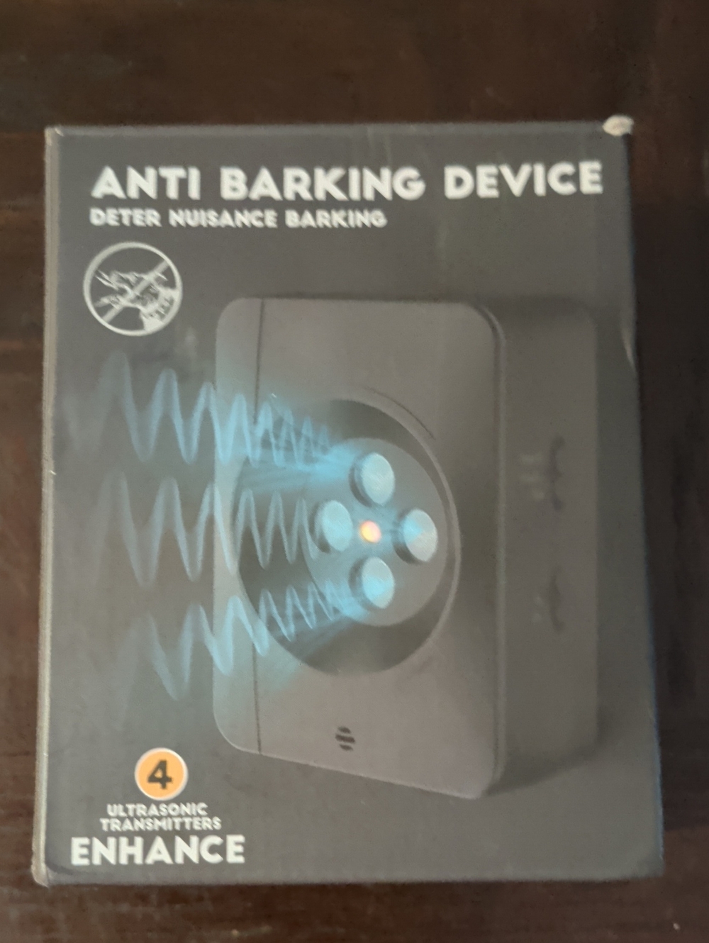 Anti Barking Device - Black Ultrasonic Trainer Waterproof USB C Charger NWT